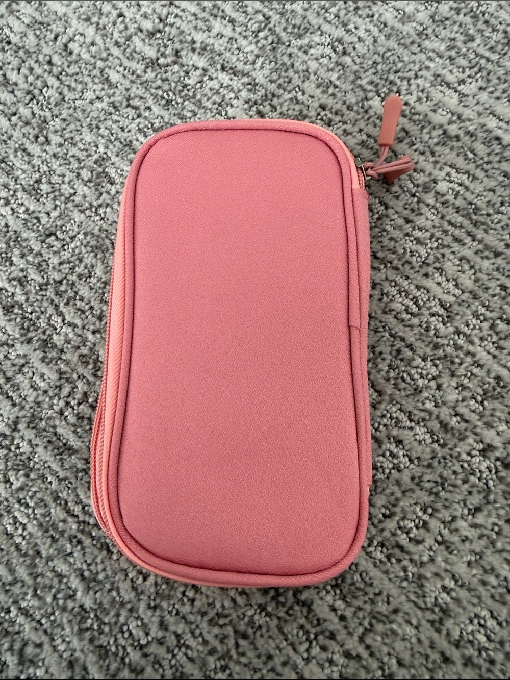 Compact Coral Travel Organizer Case